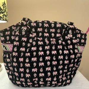 Vera Bradley Pink Elephants Glenna